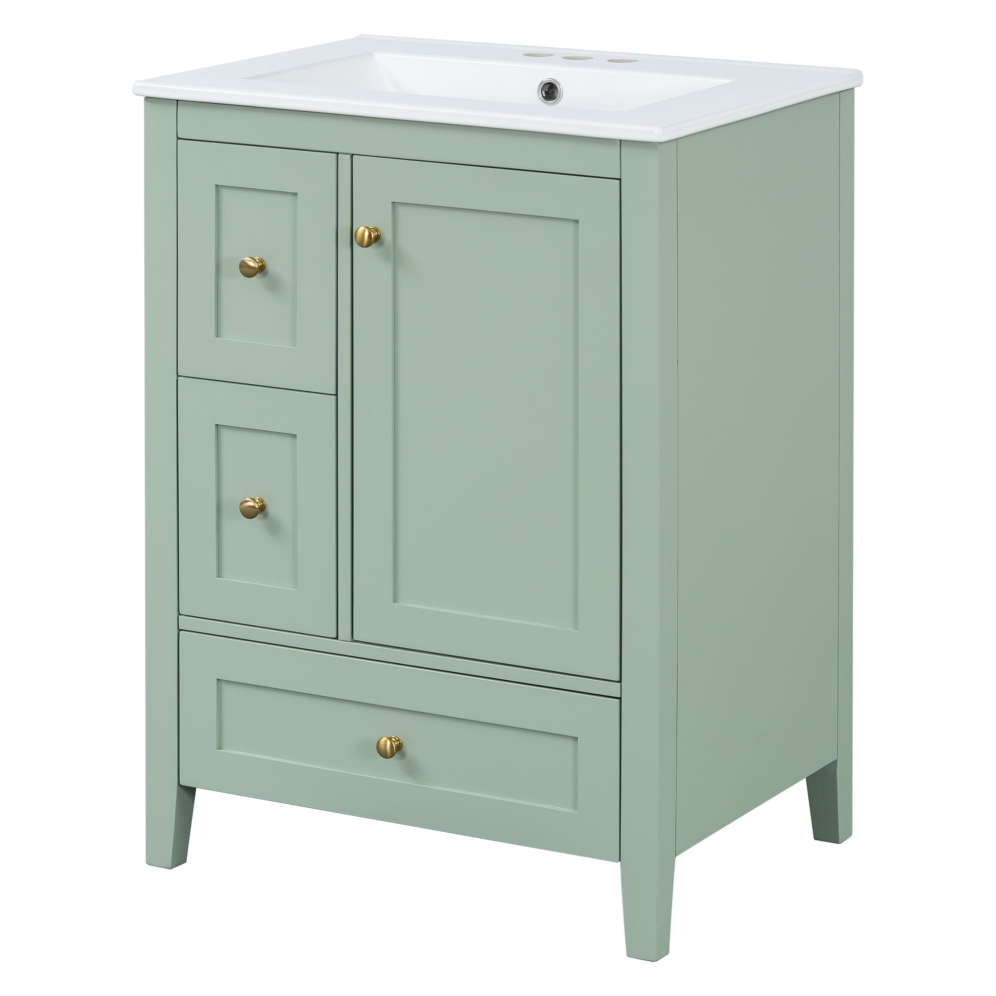 Bathroom Vanity With Storage, Removable Dividers