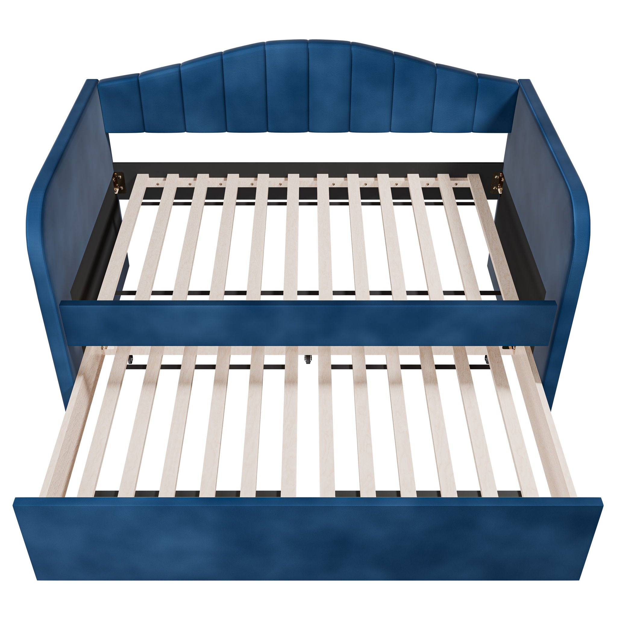 Modern Day Bed Trundle With Slat Support