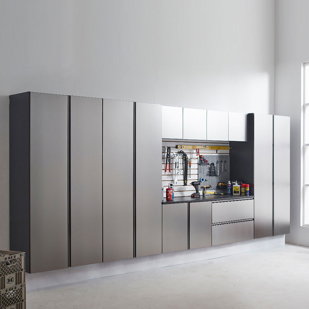 Nova Series - Drawer Wall Mounted Garage Cabinet - Dark Gray