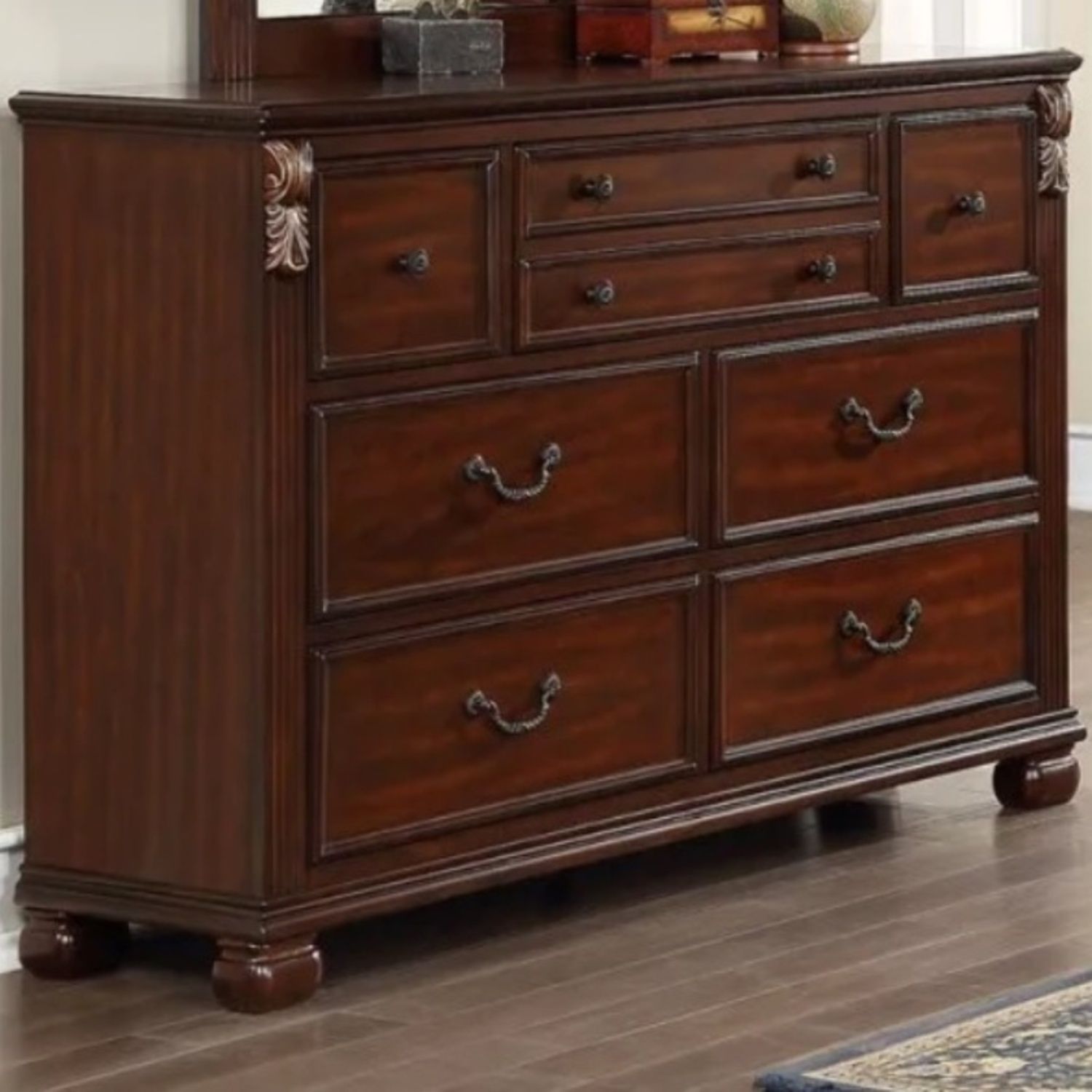1 Piece Dresser - Cherry