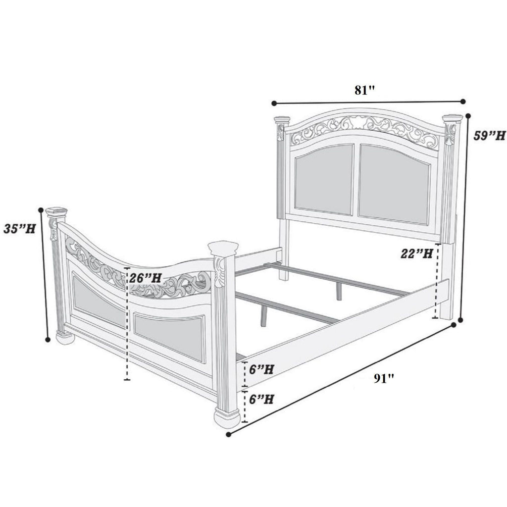 Bed Padded Headboard And Footboard