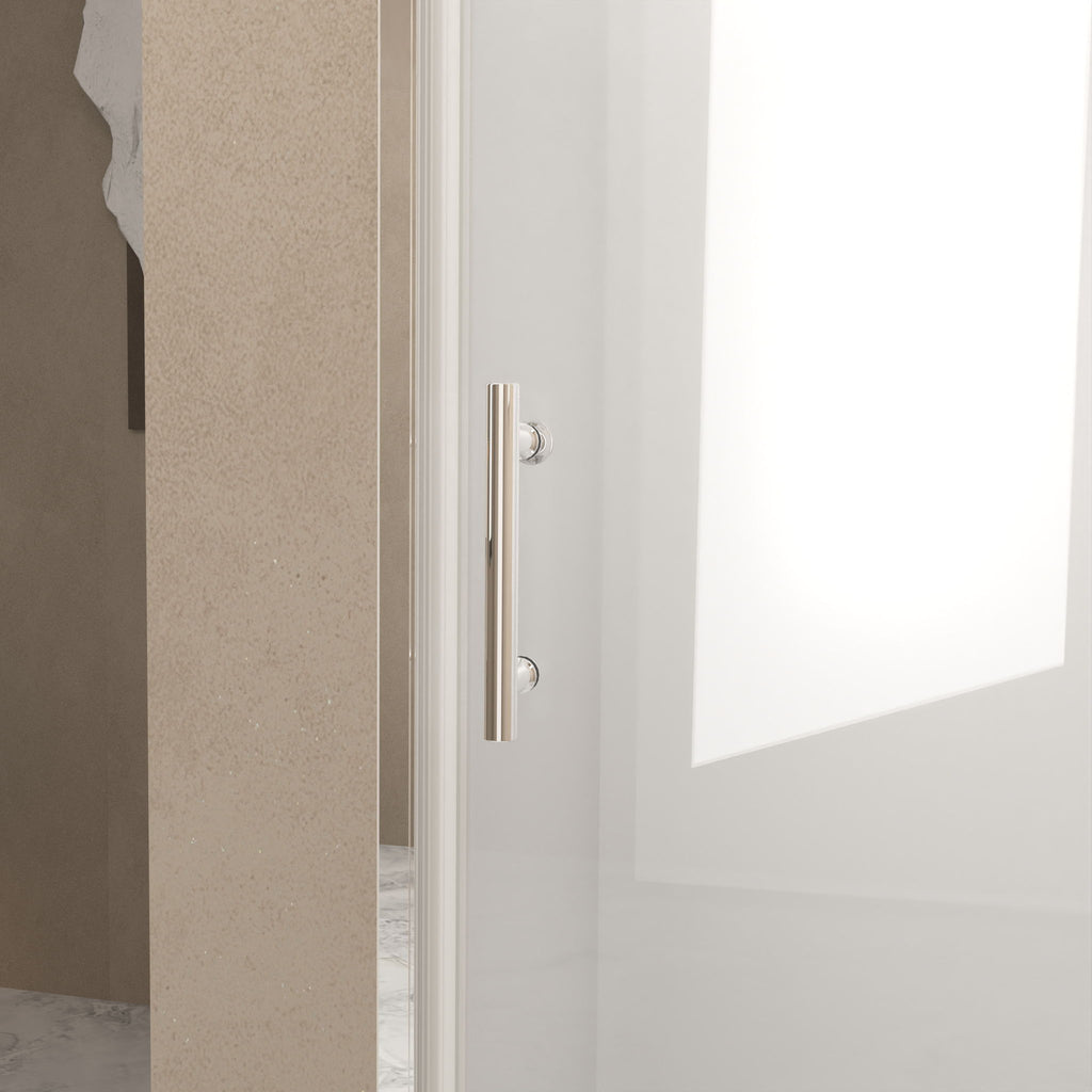 Shower Door With Glass And Explosion Proof Safety Film