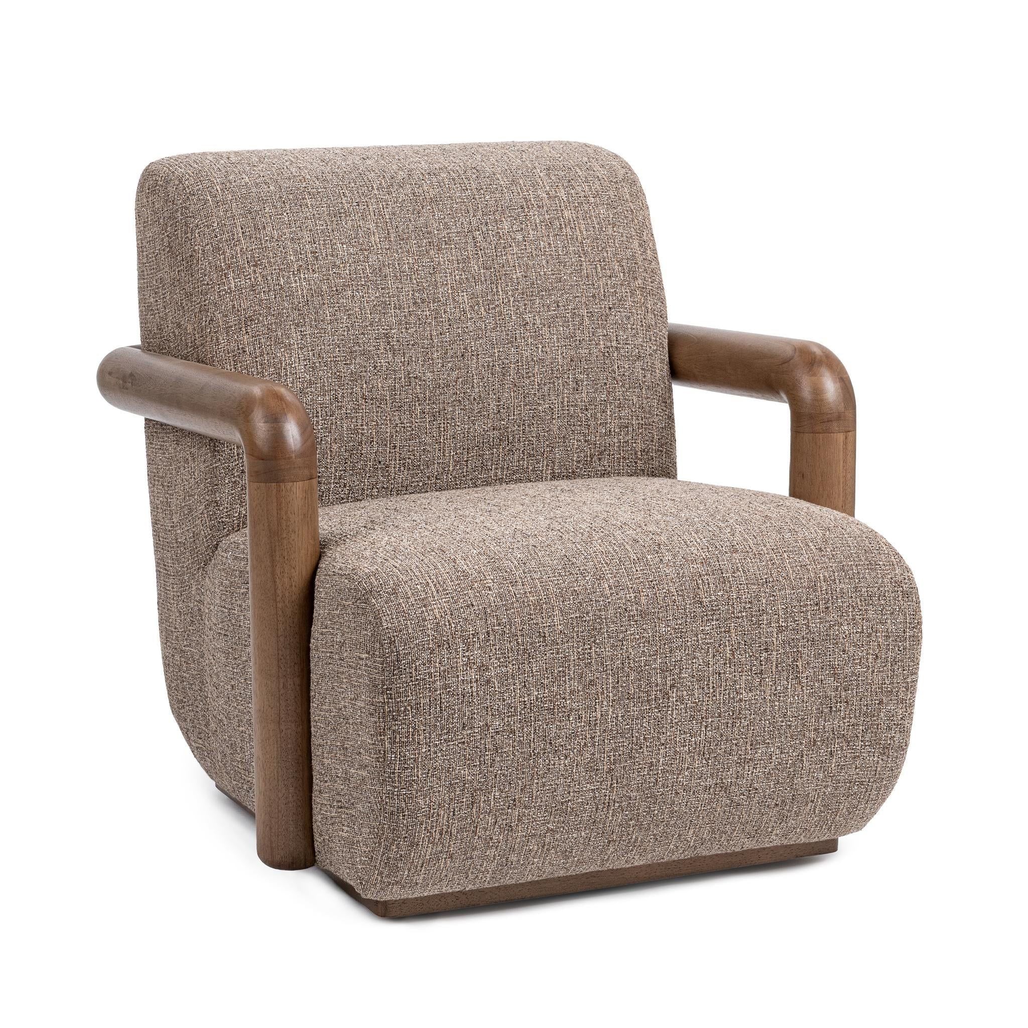 Welson - Swivel Accent Chair - Warm Mocha