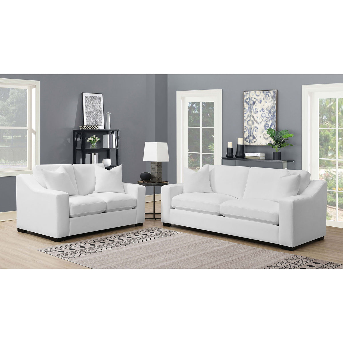 Chelan - Sloped Arm Loveseat