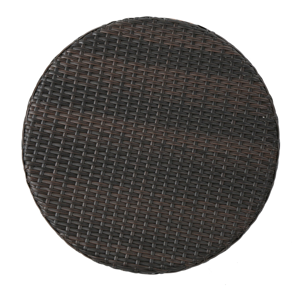 Kenneth - 3 Pieces Chat Set Outdoor Furniture - Brown Multi
