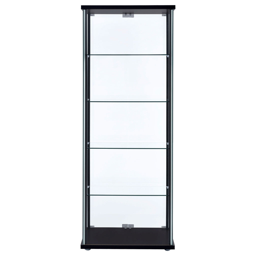 Hyacinth - 4 Shelf Curio Cabinet