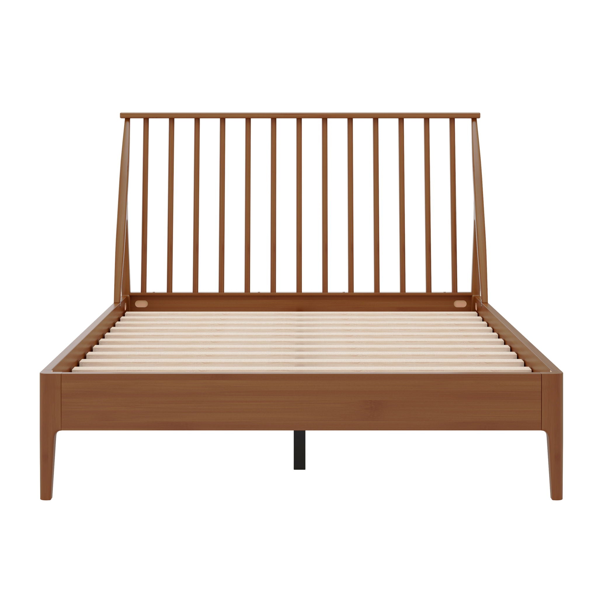 Bohemian Platform Bed With Tall Headboard