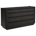 Bangor - 8 Drawer Bedroom Dresser Cabinet - Black