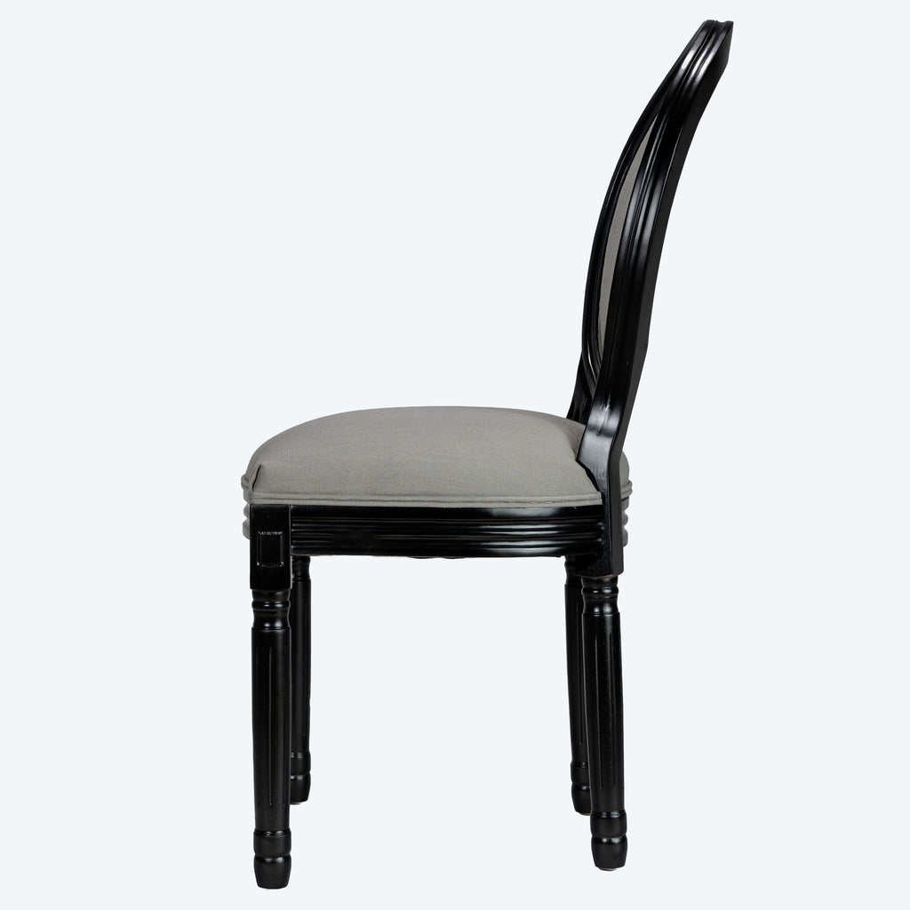 Upholstered & Round Back Dining Chairs (Set of 2)