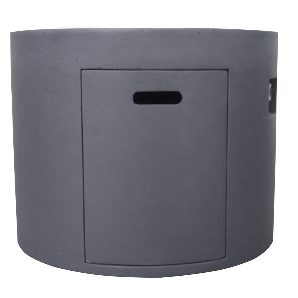Round Iron Fire Pit With 40, 000 Btu