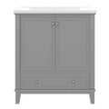 Modern Bathroom Vanity With Sink Combo, Doors And Drawer
