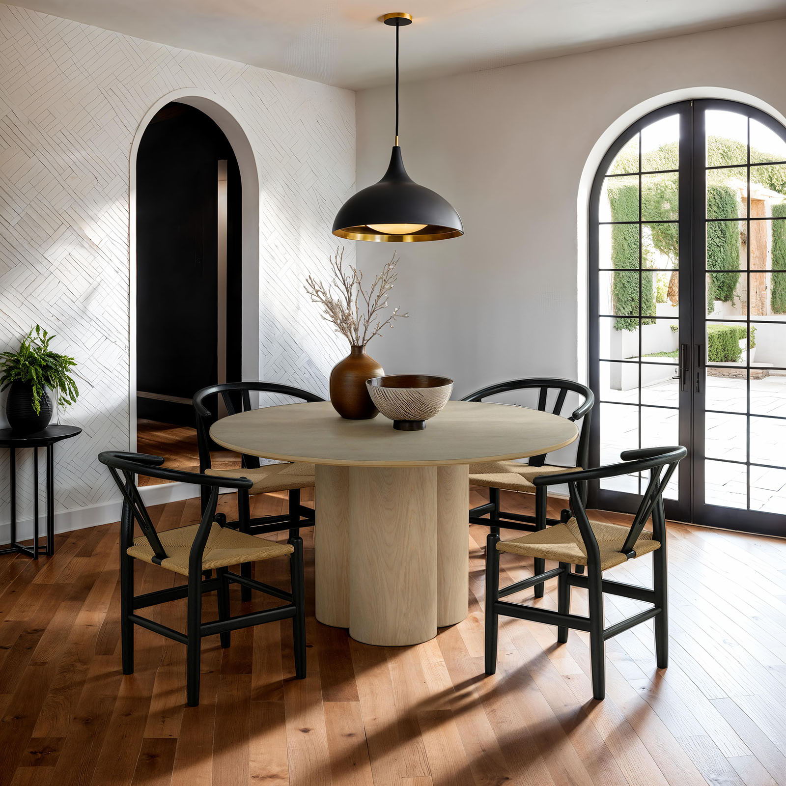 Side Chairs Dining Room Furniture (Set of 2) - Black