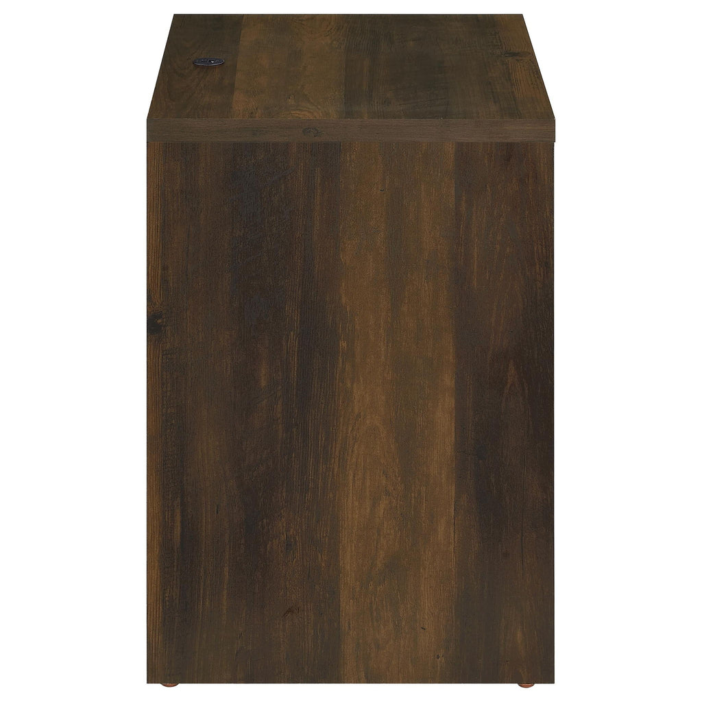 Geary - 2 Drawer Nightstand With LED Lights And USB Charging Ports