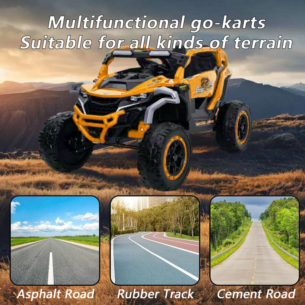 Ride On Kids Electric Truck With Remote Control, Front & Rear Suspension