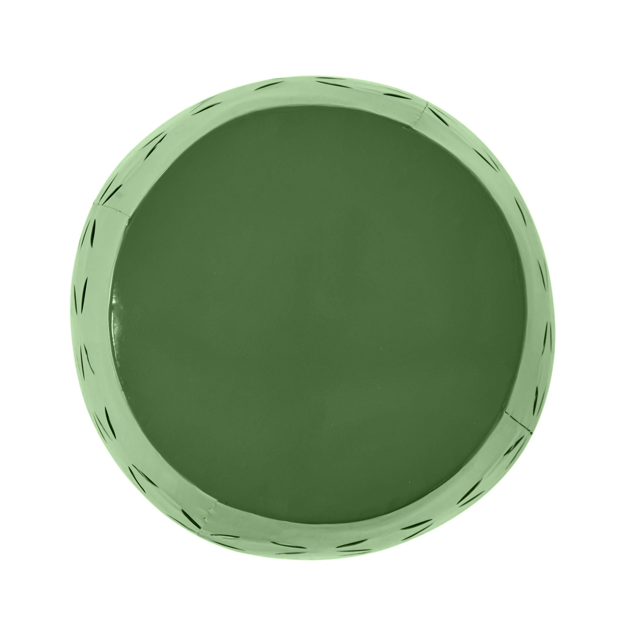 Outdoor Side Table With Barrel Shape