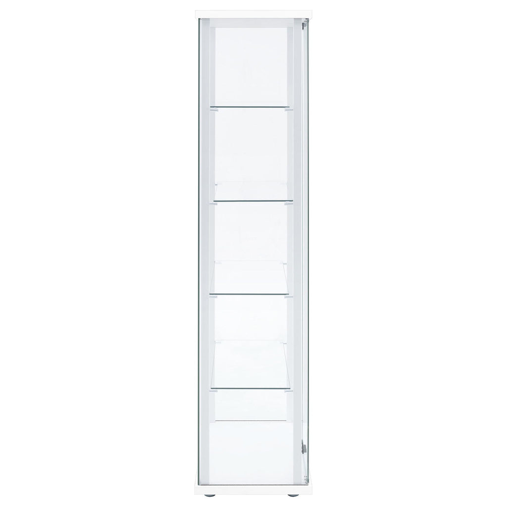 Hyacinth - 4 Shelf Curio Cabinet