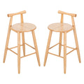 Grove - Indoor Barstool (Set of 2) - Natural