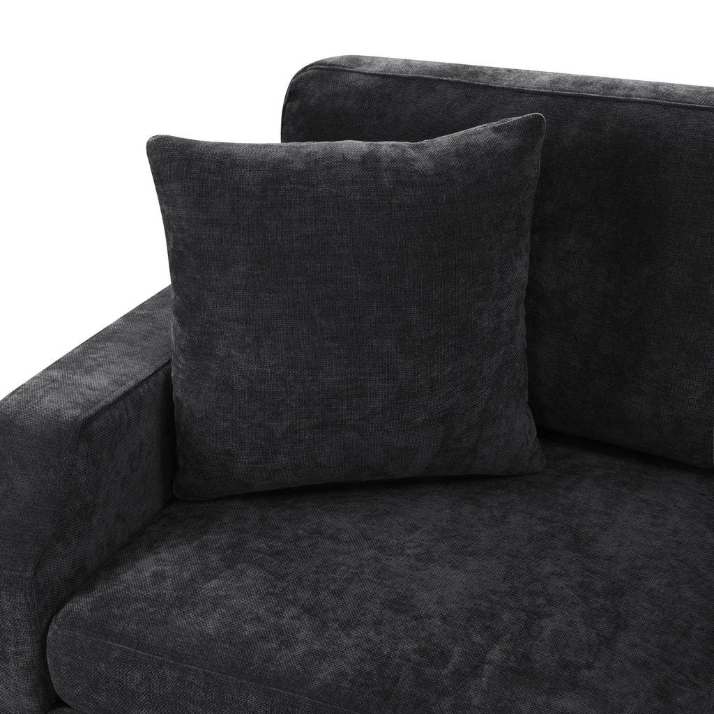 Modern L Shaped Sectional Sofa Bed With Hidden Storage Upholstery