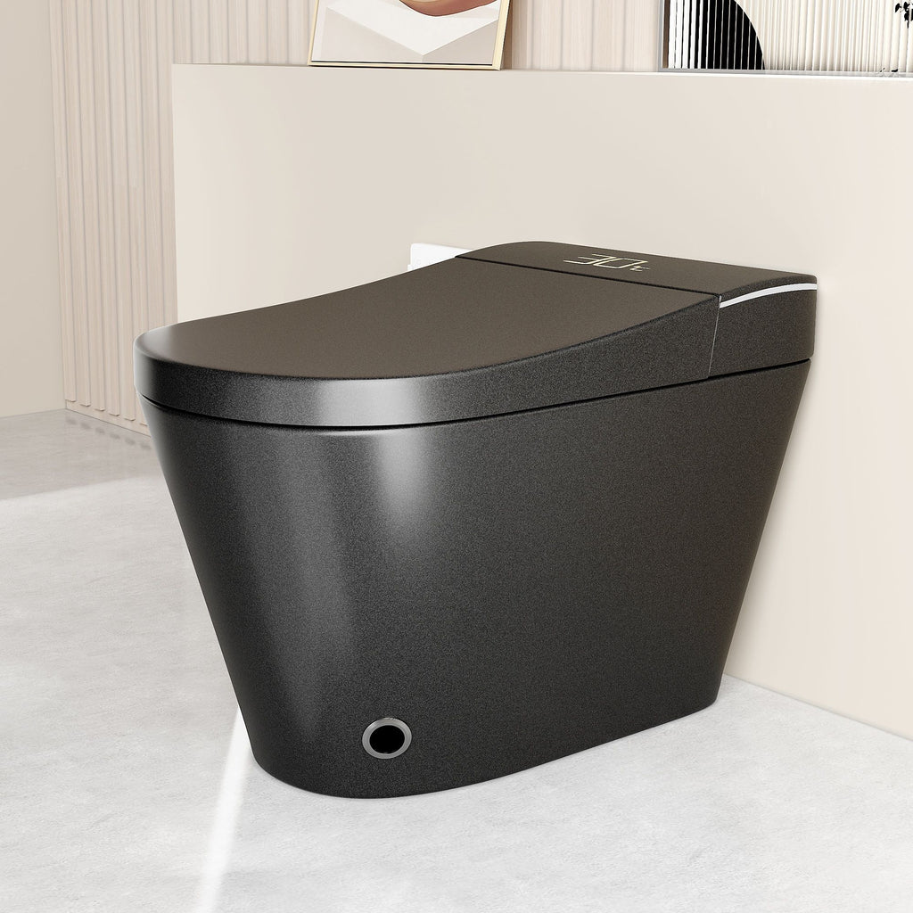 Smart Bidet Toilet With Auto Open / Close Seat, Warm Water Wash, Heated Seat, And Wireless Remote Control
