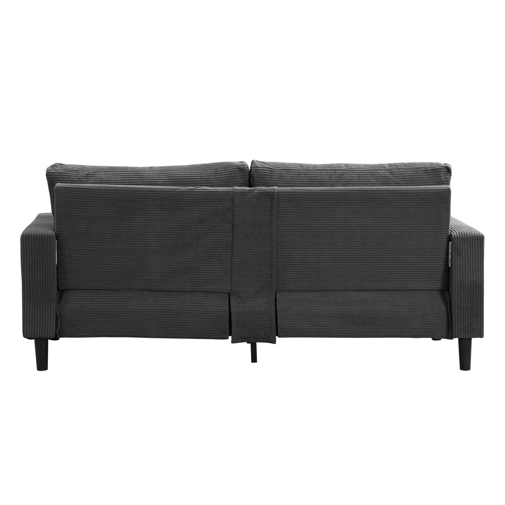 Modern Upholstered 3 Seat Sofa, High Resilience