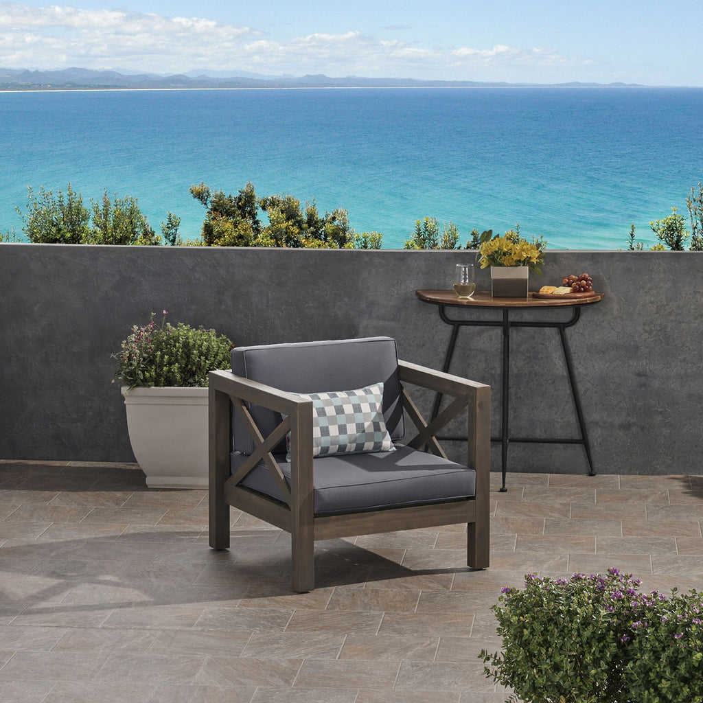 Brava - Mid - Century Modern Club Chair With Water Resistant Cushions