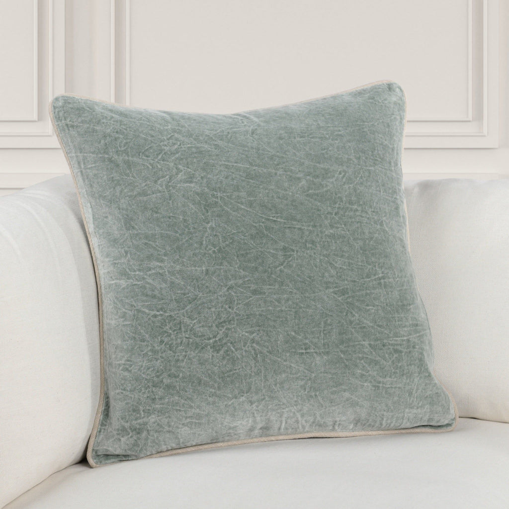 Heirloom Velvet - SLD Pillow - Bay Green