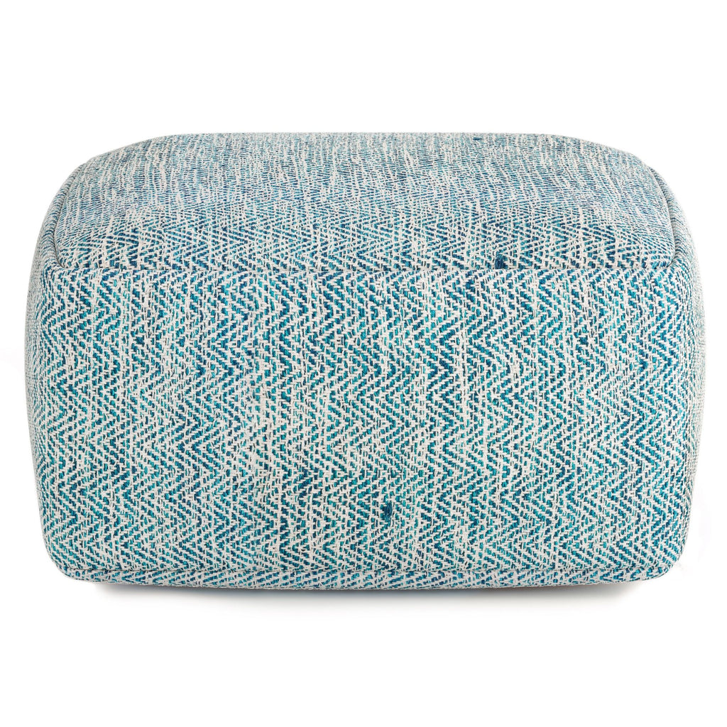 Nate - Handcrafted Square Pouf