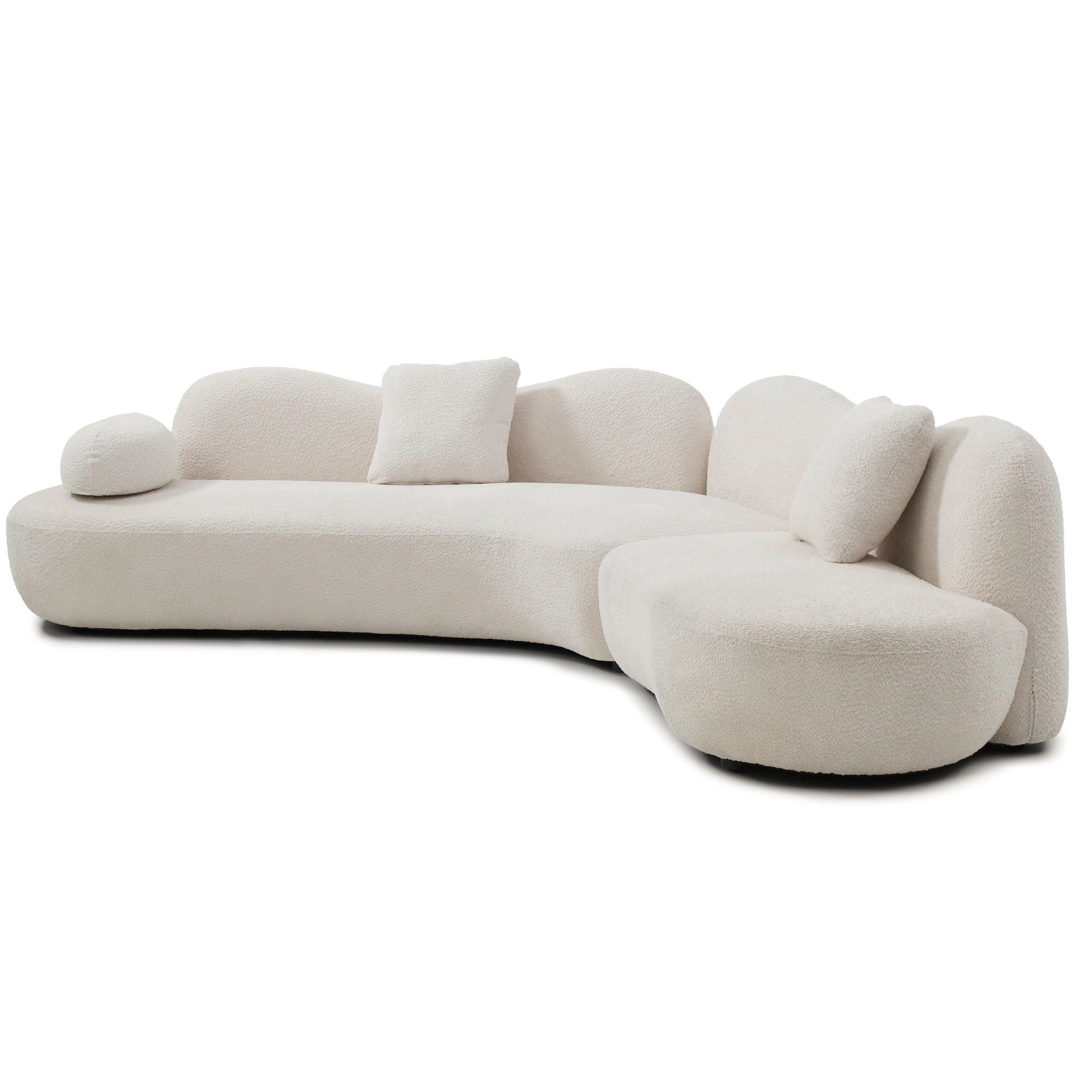 Modern Curved Modular 5 Seater Sofa