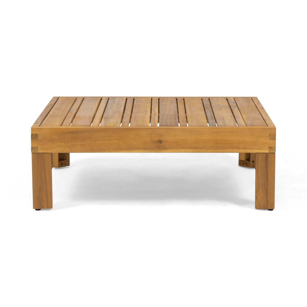 Brava - X Back 2 Seater Sectional Loveseat With Coffee Table
