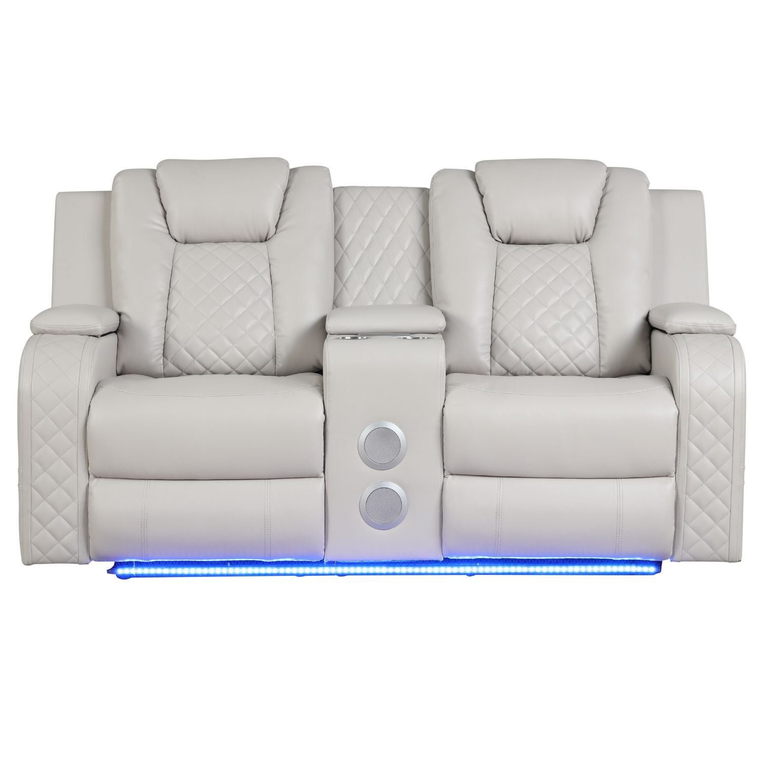 Benz - LED & Power Recliner With Adjustable Headrests And Ambient LED Lighting