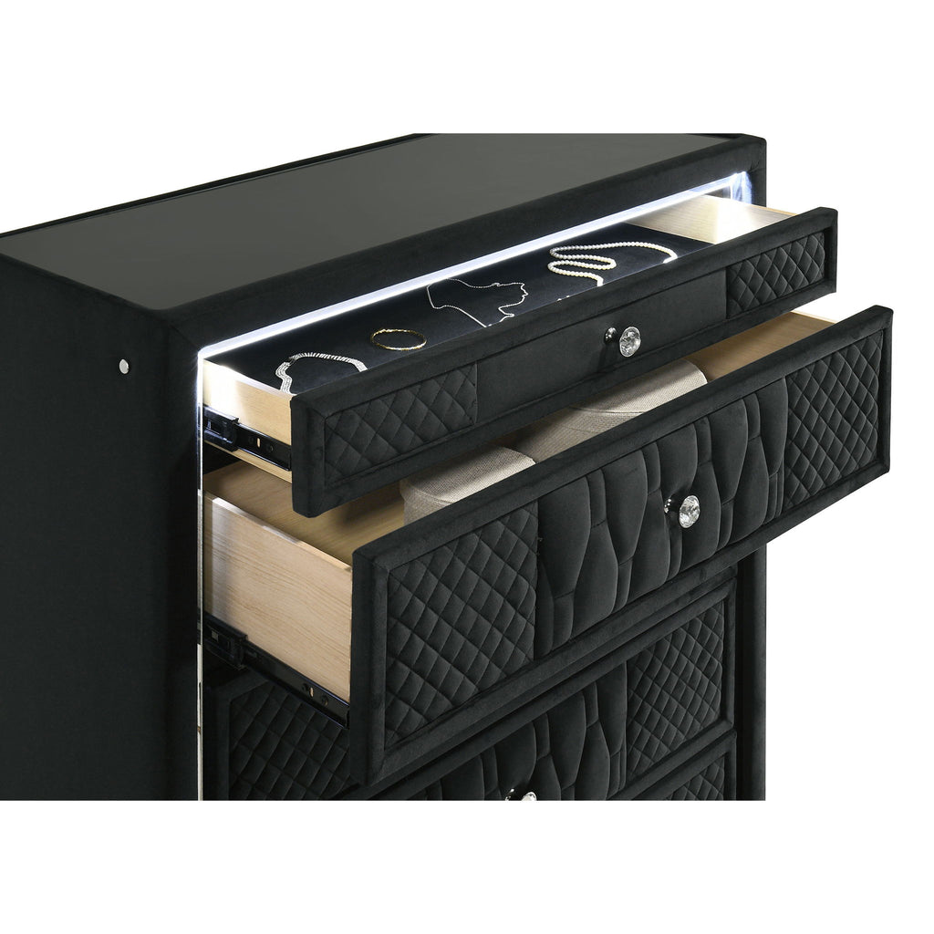 Mika - 5 Drawer LED Chest