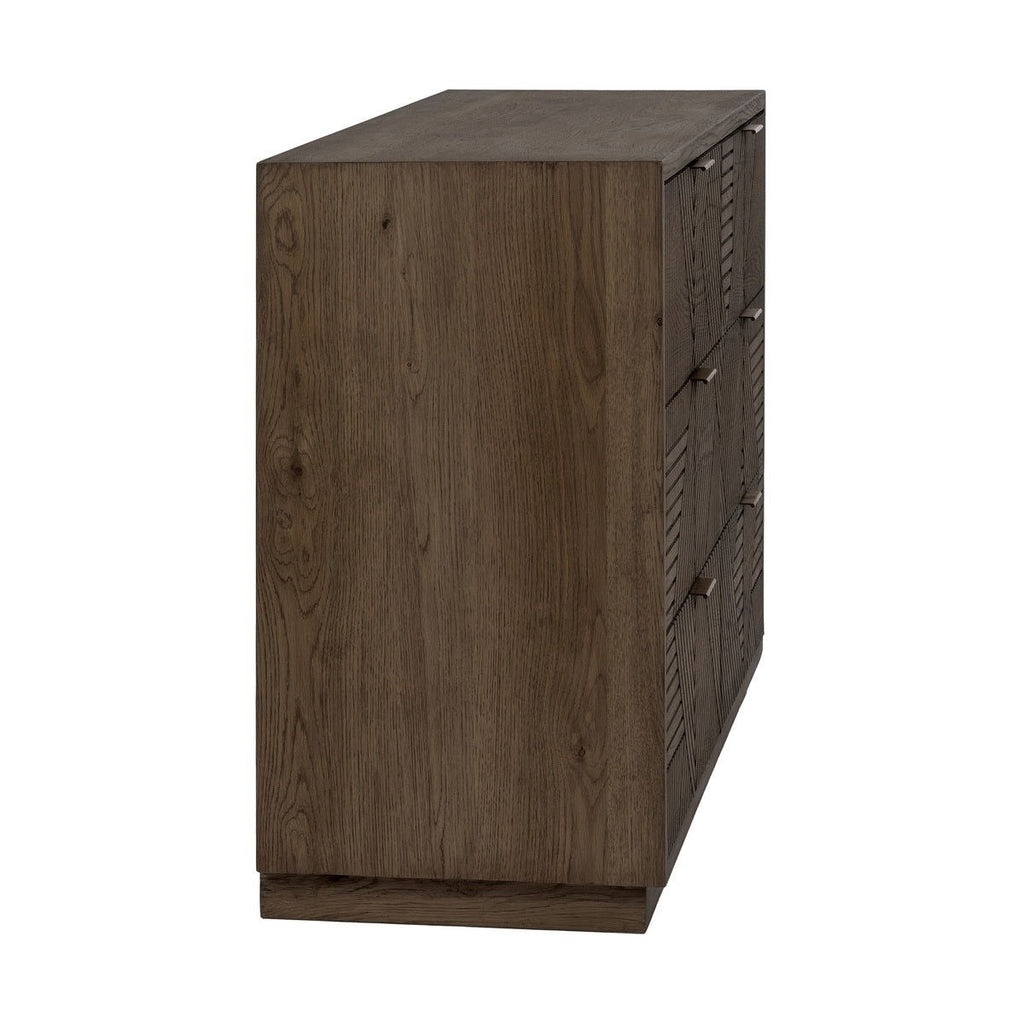 Santa - 6-Drawer Dresser - Toasted Brown
