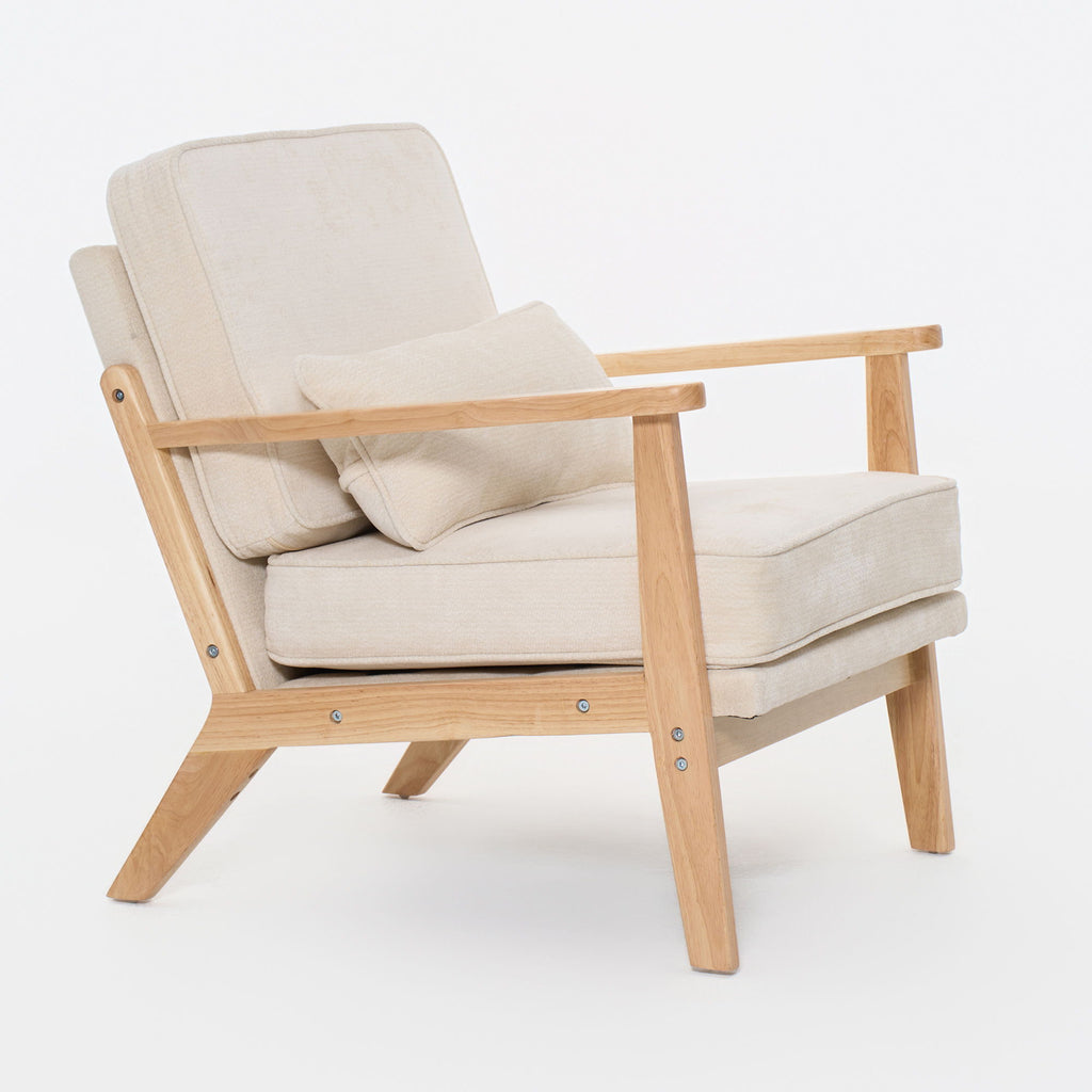 Living Room Chair With Lumbar Pillow