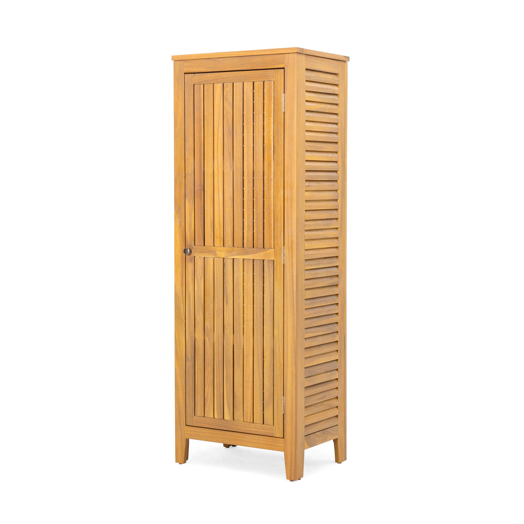 Whitney - Acacia Wood Cabinet For Indoor And Outdoor Storage - Teak