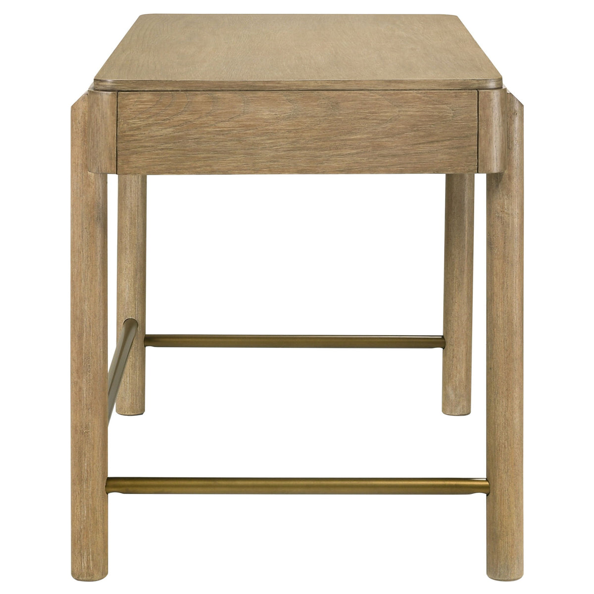 Benson - 2 Drawer Vanity Desk Makeup Table - Sand