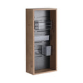 Wall Mounted Storage Cabinet With 4 Diy Accessories - Imitative Oak