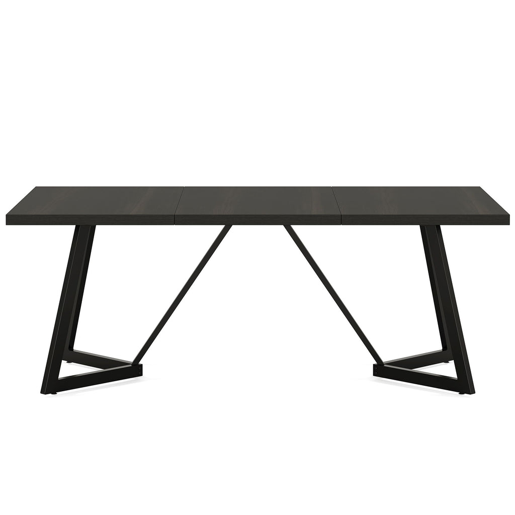 Rectangular Dining Table For 6 - 8 People - Black