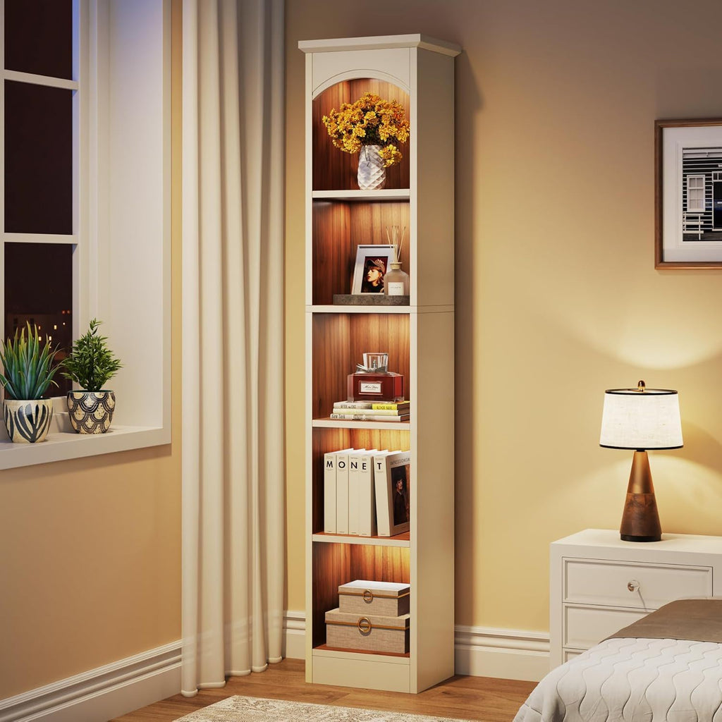 5 Tier Library Bookcase For Living Room