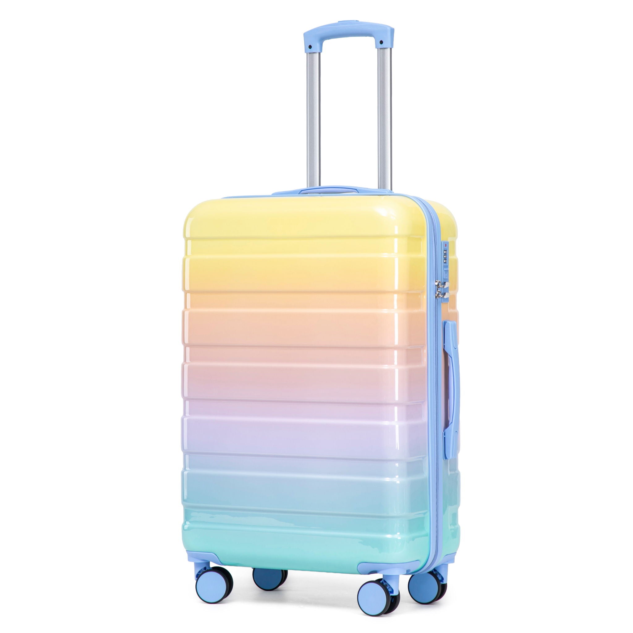 Luggage Set 20" /24" /28" With Combination Lock And Silent Wheels