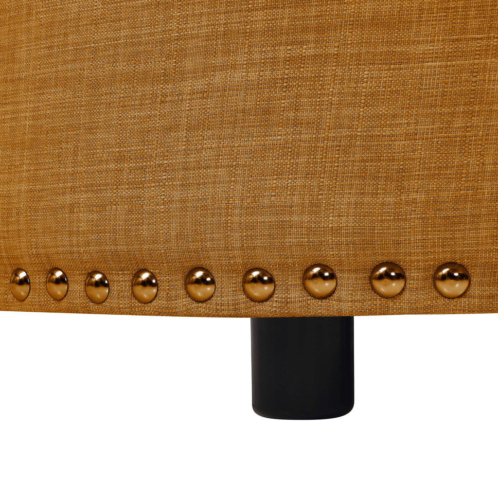 Tufted Storage Ottoman With Upholstery