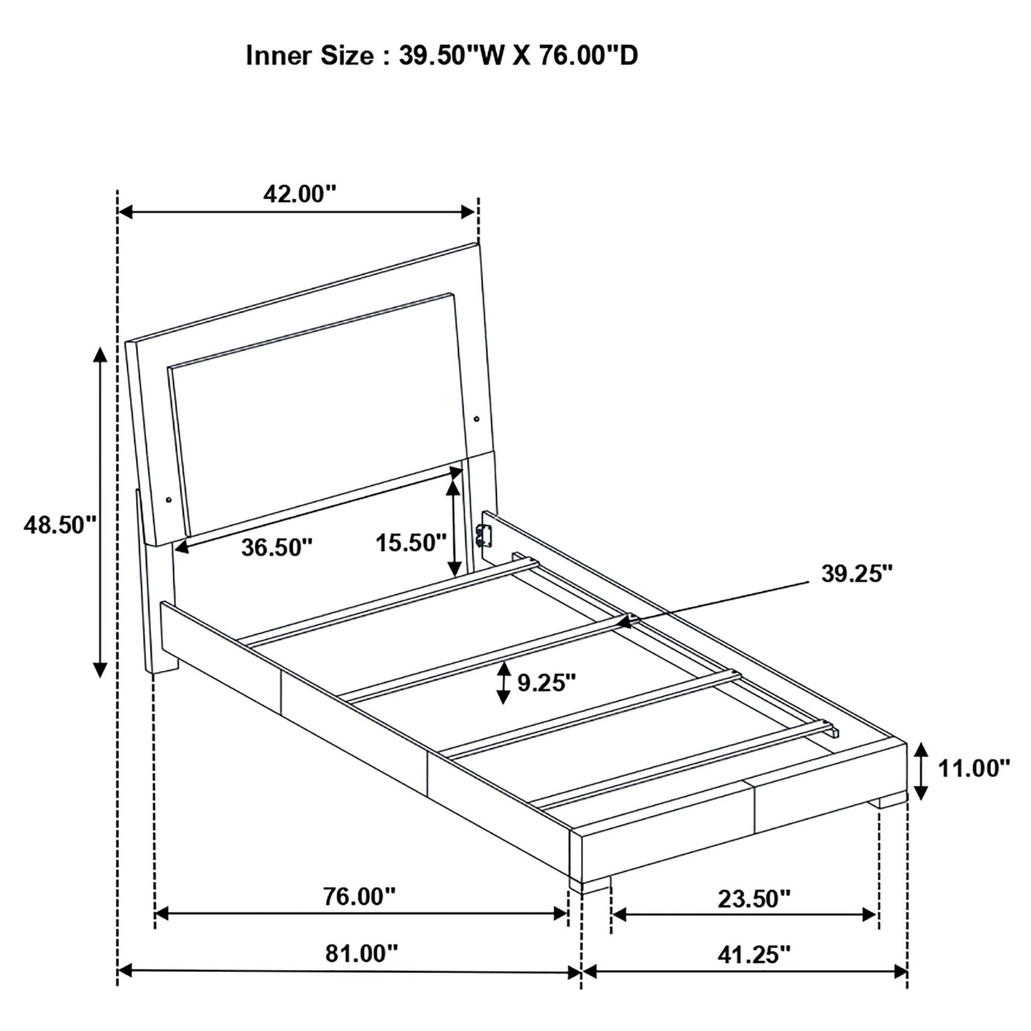 Dulcey - Bedroom Set & LED