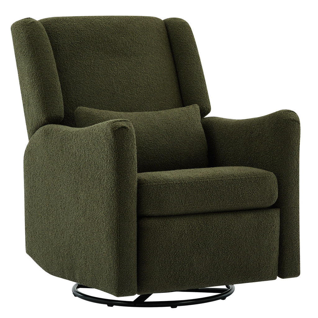 Wide Wingback Swivel Glider Rocker Recliner Chair