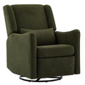 Wide Wingback Swivel Glider Rocker Recliner Chair