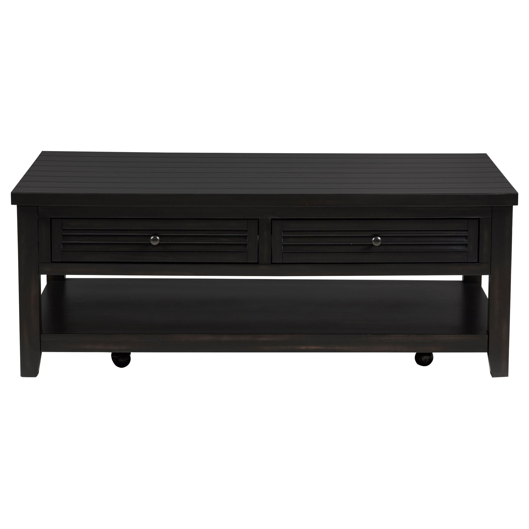 Sutter - 2 Piece Coffee And End Table Set - Dark Brown