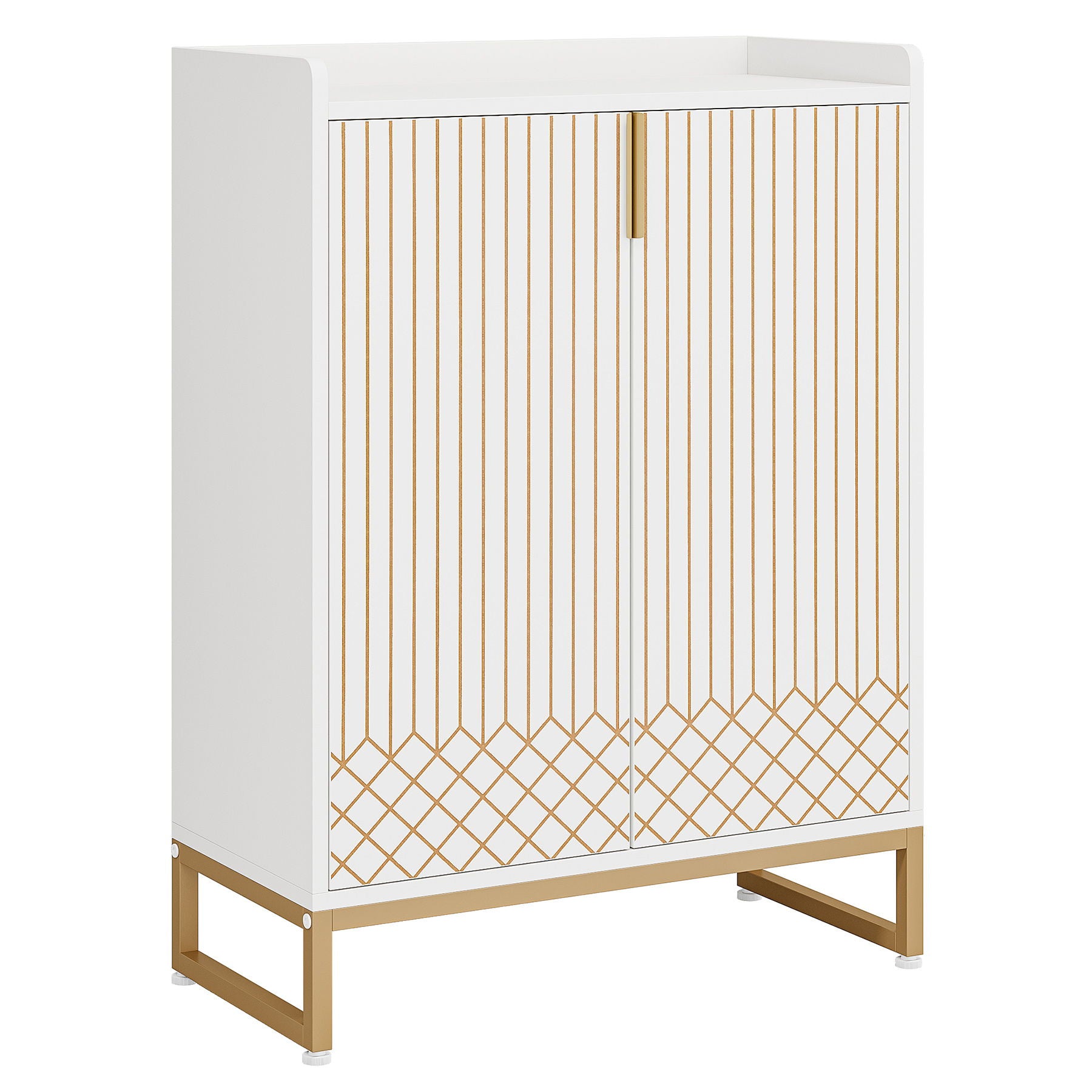 5 Tiers Shoe Storage Organizer With Doors