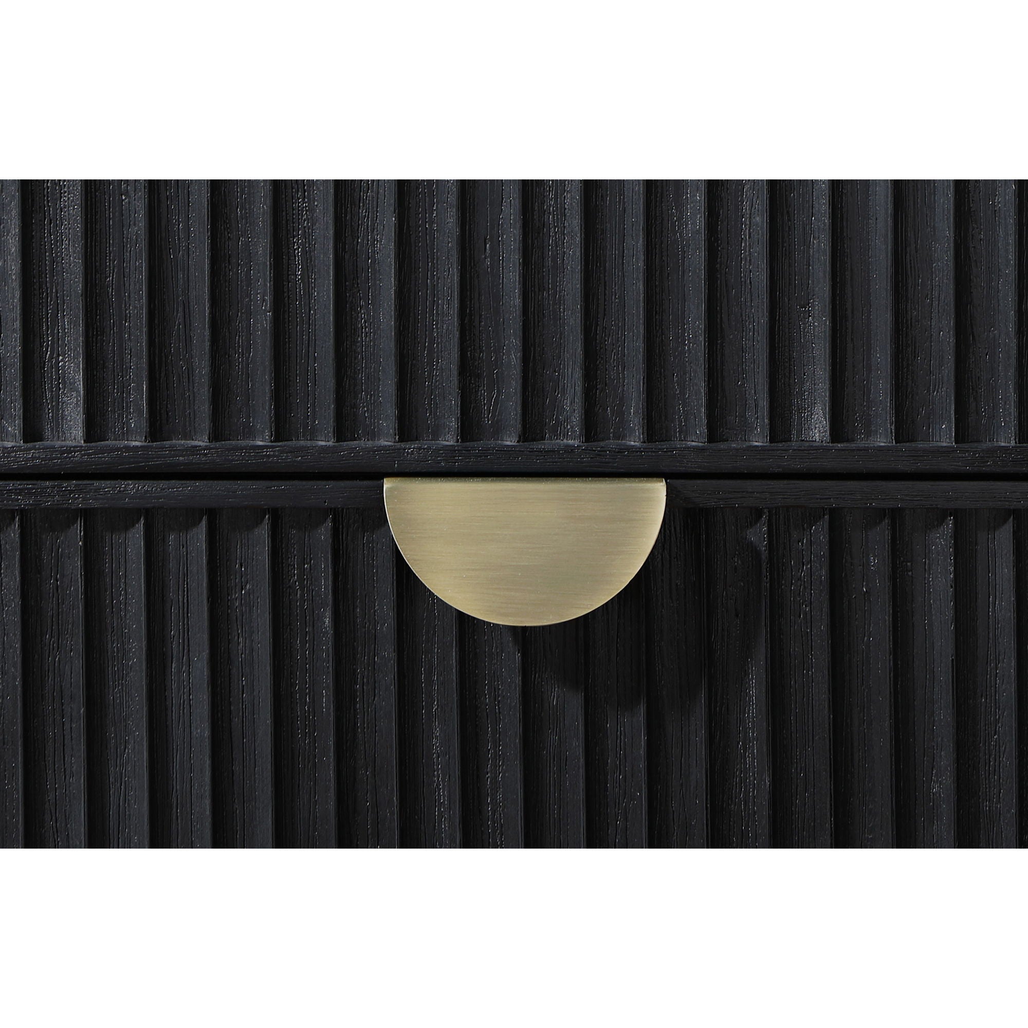 Mason - 8 Drawer Dresser With Fluted Design - Black