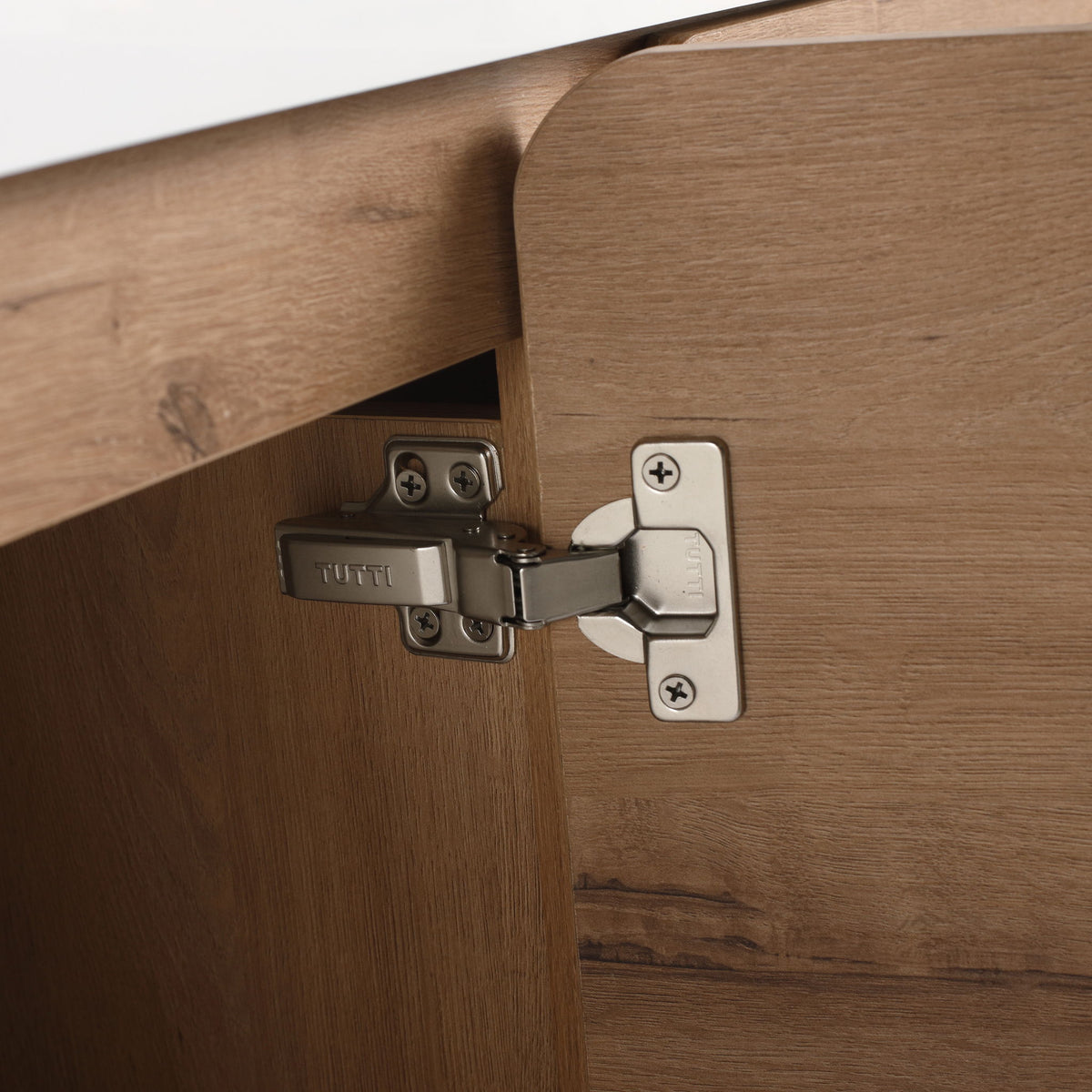 Wall Mounted Bathroom Vanity With Sink, 3 Soft Close Doors