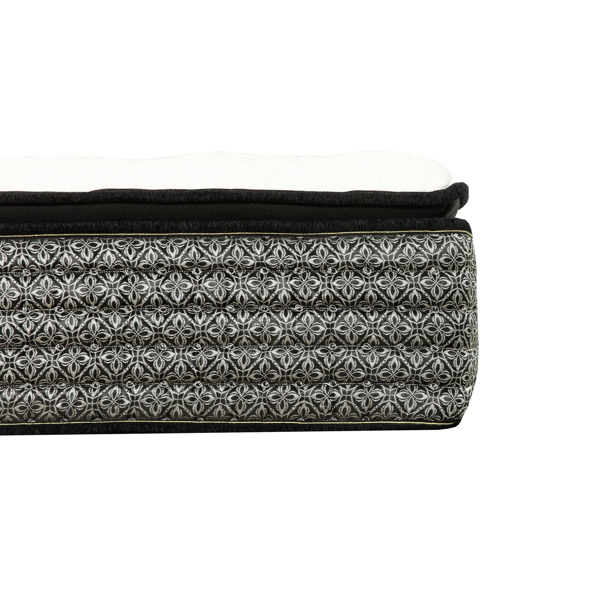 14" Premium Pocket Coil Hybrid Mattress With Gel Memory Foam, Super Plush - Gray / White - King