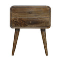Curved Classic ed Nightstand - Gray Wash