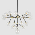 Phoenix - Chandelier - Black / Gold